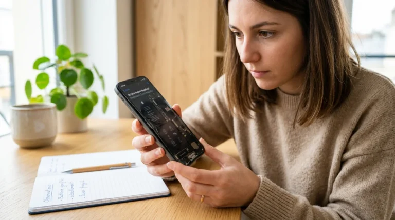 batterie de téléphone qui gonfle
