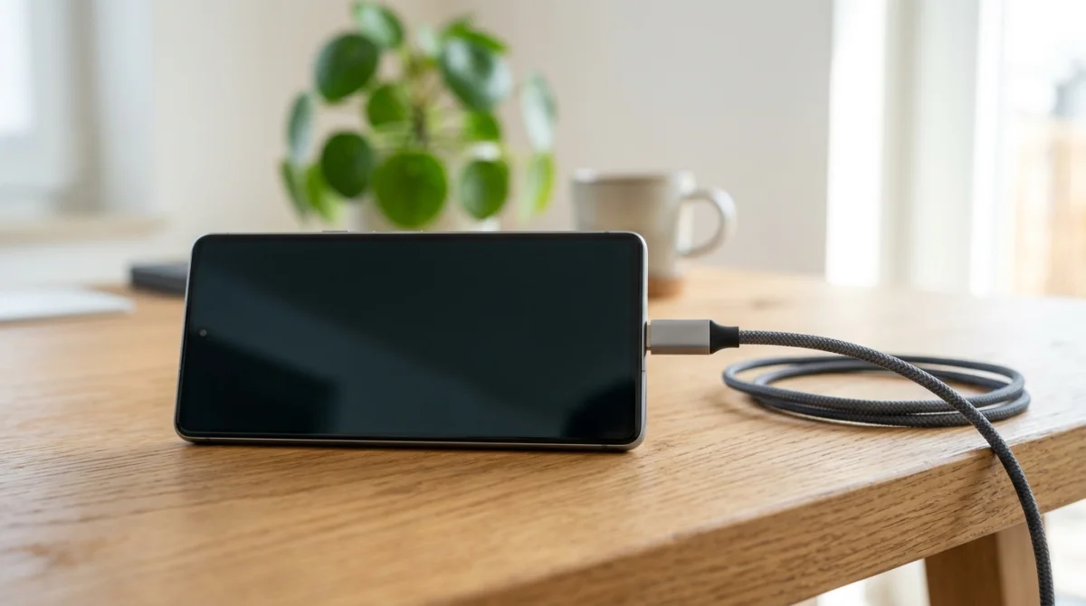 téléphone charge lentement